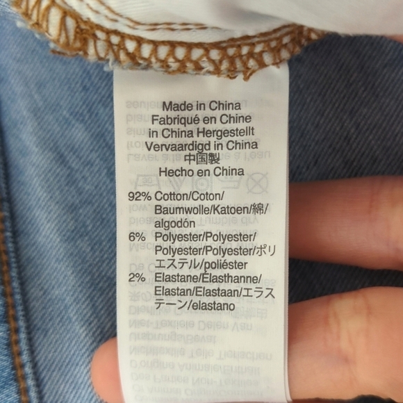 Madewell Classic 9" High Rise Distressed Medium Wash Cropped Skinny Jeans 29 - Picture 10 of 15